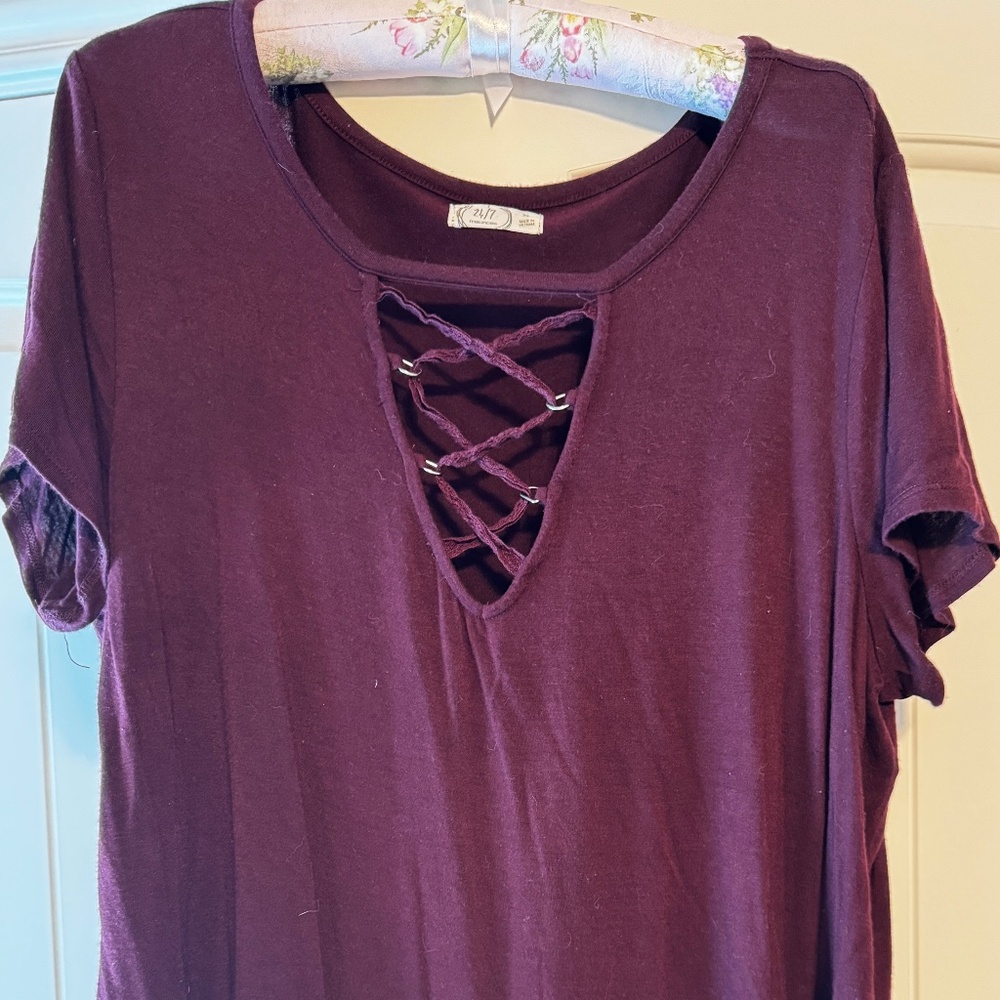 Maurices short sleeve tunic
